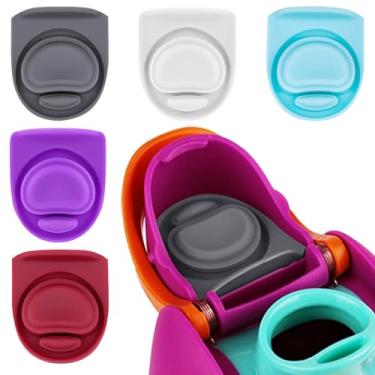 Imagem de BMSQOFD 5 peças de rolha de vedação de substituição compatível com Owala FreeSip 473 ml, 947 ml, tampa de vedação superior de garrafa para Owala 16/19/24/32/1,134 g, tampa de boca de vedação de