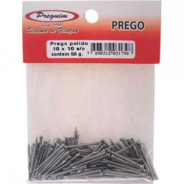 Imagem de Cartela Prego Preguim Sem Cabeca 10X10 (1,50X23mm) (1,50X23mm) Com 50 