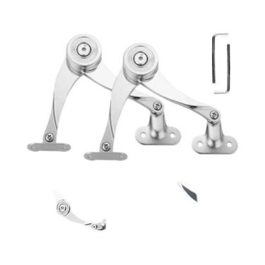 Imagem de Dobradiças Hidráulicas Ajustáveis Para Portas De Armários De Cozinha, 