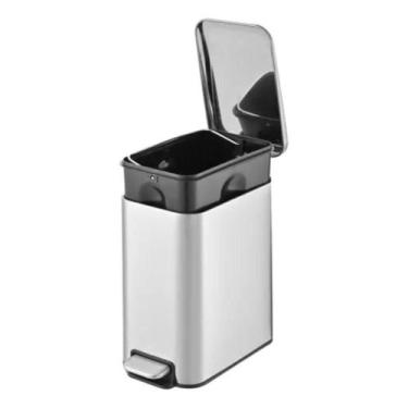 Imagem de Lixeira Em Inox Linea Retangular Multiuso 5 Litros - Powermaid