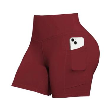 Imagem de Shorts Femininos De Ciclismo E Corrida Com Efeito Levanta Bumbum, Cor 
