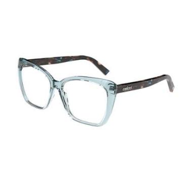 Imagem de Armação de Óculos Colcci Lavi C6238k1856 Azul Translúcido cat1-Feminino