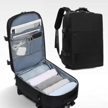 Imagem de Mochila Viagem Executiva Grande - IDEALE, Preto