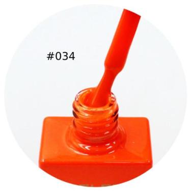 Imagem de Esmalte em gel helen color 15ml c/ anvisa -,  034 LARANJA NEON