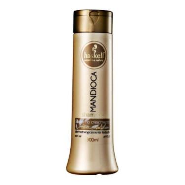 Imagem de Shampoo Haskell Mandioca 300 Ml Cabelos Opacos Ou Secos