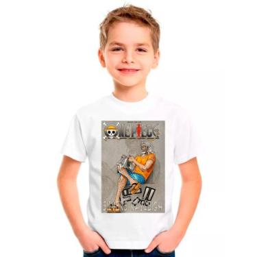 Imagem de Camiseta Desenho ONE PIECES Moda Infantil Roupa Criança 01 - DESIGN CA