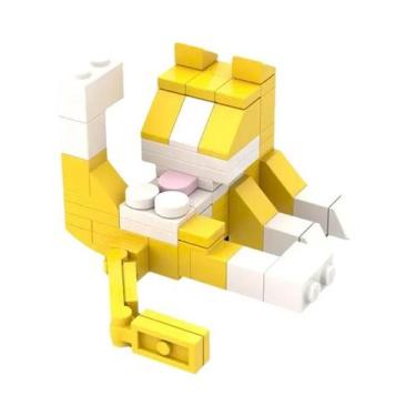 Imagem de Figuras De Gato 62 Peças Blocos De Montar MOC DIY Brinquedos Educativo