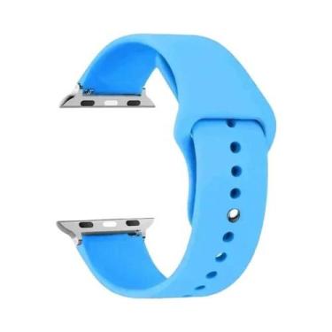 Imagem de Pulseira De Silicone Para Apple Watch Série 7 6 5 4 3 SE 8 Ultra 38mm 