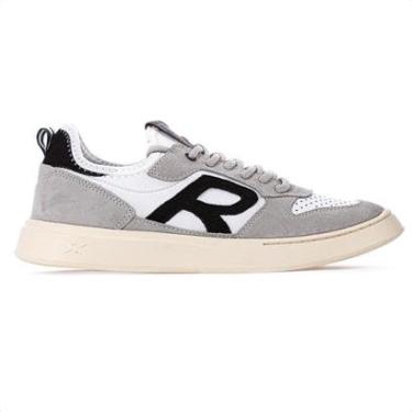 Imagem de Tênis Reserva Type-R Branco Cinza e Preto - Masculino-Masculino