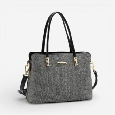 Imagem de Bolsa Feminina Chenson Mão Clássico Chic Preta-Feminino
