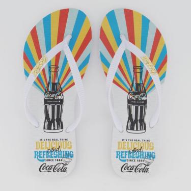 Imagem de Chinelo Coca Cola Power Of Color Feminino Branco-Feminino