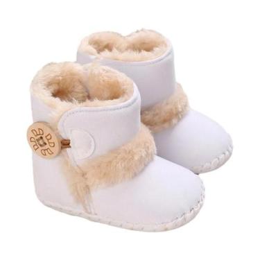 Imagem de Botas Quentes De Inverno Para Bebês, Meninos E Meninas, Com Bolas Pelu