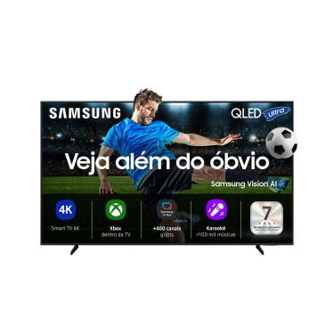 Imagem de Smart TV 98” 4K UHD Samsung Vision AI QN98Q7FAAGXZD QLED 120Hz Processador Q4 Alexa Integrada Gaming Hub