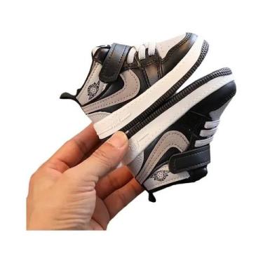 Imagem de Tênis Infantil Cano Alto Respirável E Confortável Para Meninos E Menin