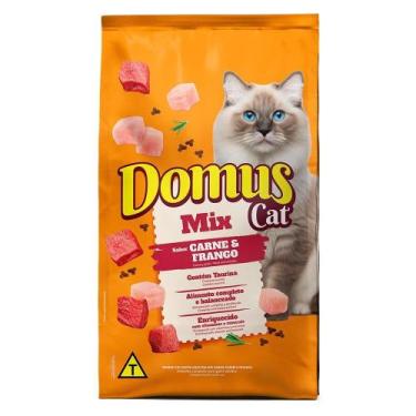 Imagem de Ração Domus para Gatos Mix Carne e Frango 10,1Kg - Adimax