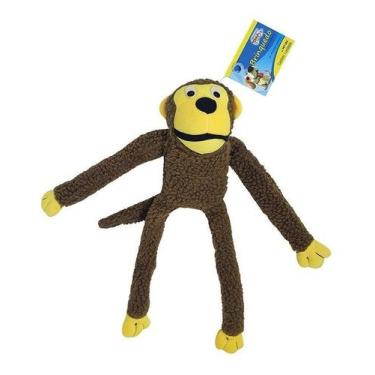 Imagem de Brinquedo Pelúcia Com Apito Para Cães Macaco - WESTERN