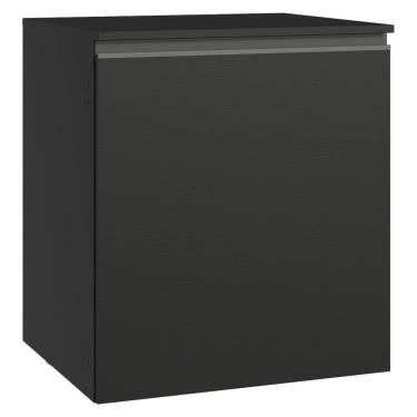 Imagem de Balcão De Cozinha 60 Cm 1 Porta Suspenso Preto Nice Madesa Preto