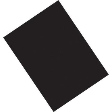 Imagem de Papel Camurça 40X60CM Preto Pacote com 25 Unidades - VMP