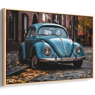 Imagem de Quadro decorativo Carro Clássico Nas Ruas Antigas - Art Canvas, 200 x 