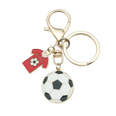 Imagem de Chaveiro, camisa de futebol e acessório de chaveiro para fãs de futebol