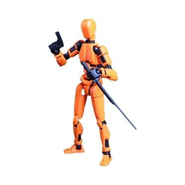 Imagem de Robô Luminous T13 Movível E Transformável, Figura De Ação Impressa Em 