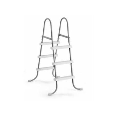 Imagem de Escada Para Piscina Intex Até 107 Cm De Altura Branca 28065