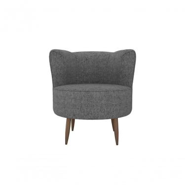 Imagem de Poltrona Decorativa Savana 1 Lugar Linho Chumbo Matrix