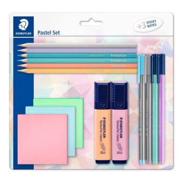 Imagem de Kit Pastel Set Staedtler com 15 Peças 61 SKB2 PA