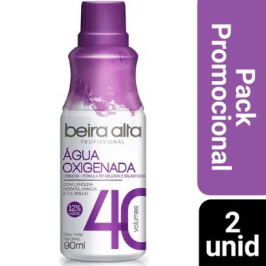 Imagem de Kit 2 Água Oxigenada Beira Alta 90ml - Volume 40