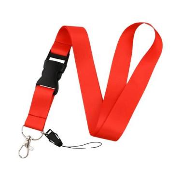 Imagem de Cordão De Pescoço Com Estampa De Borboleta E Lua, Suporte Para Crachá 