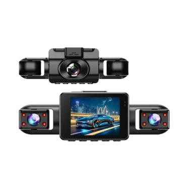 Imagem de Câmera Veicular 1080P Com Visão Dianteira E Traseira, Visão Noturna IR