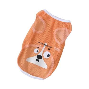 Imagem de Camiseta Respirável Para Cães, Verão E Primavera, Malha Fresca Com Est