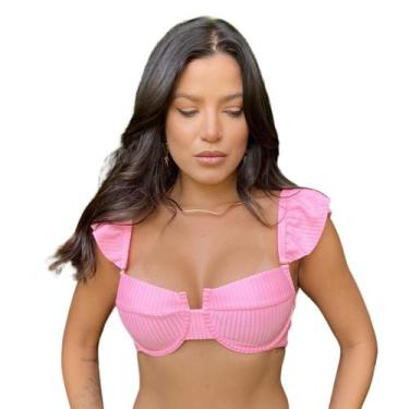 Imagem de Biquini Top Avulso Alça Sustentação Moda Verão 2024 Monaco - Califórni