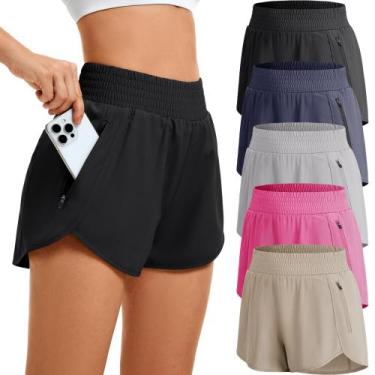Imagem de Shorts CE' CERDR Feminino Cintura Alta com Elástico e Bolsos