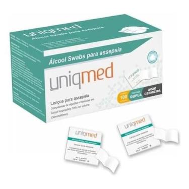 Imagem de Álcool Swab 70% Saches Lenço Umedecido 500un - Uniqmed