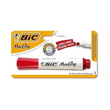 Imagem de Marcador de Texto Fluorescente BIC Marking Vermelho