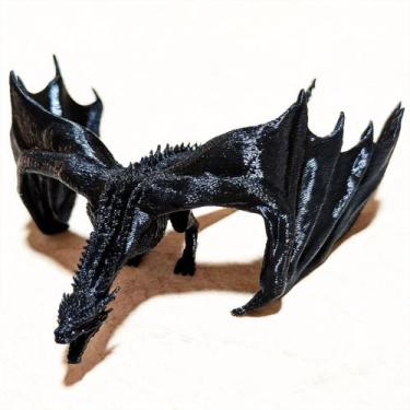Imagem de Drogon Dragão Game of Thrones  Miniatura Decorativa Colecionável GOT -