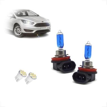 Imagem de Kit de Lâmpadas Halógena Super Branca H11 Farol de Milha Focus de 2009