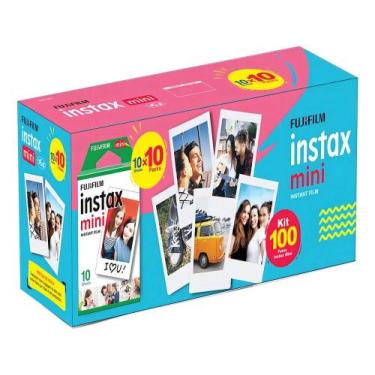 Imagem de Filme Instantâneo Instax Mini Com 100 Poses Fujifilm - Congratulations