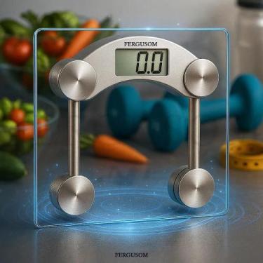 Imagem de Balança Corporal Digital Vidro Temperado Transparente Pesage - Congrat