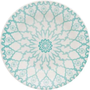 Imagem de Kit 8 Pratos Fundos Donna Mandala Oxford Cerâmica 22cm
