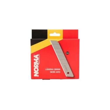 Imagem de Lâmina Estilete 18mm Norma Sk85 60g Caixa Com 100 Unidades