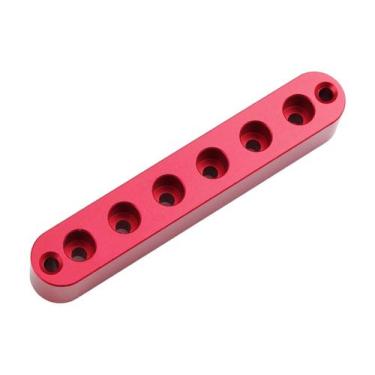 Imagem de Guyker Bloco de Ferrule de Alumínio para 6 Cordas FB-06 Vermelho