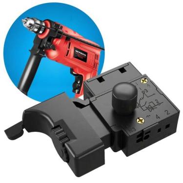 Imagem de Interruptor Furadeira Compatível C/ Mondial Importada Powner Nffi 07