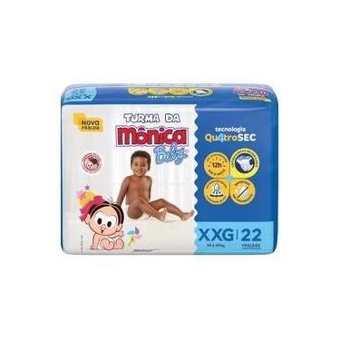 Imagem de Fraldas descartaveis turma monica economica seg com 22 unidades - Turm