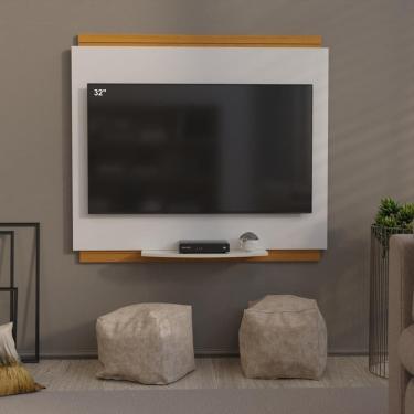Imagem de Painel para TV até 40 Polegadas Com Prateleira Versátil  Alice 90cm  - Vianossa