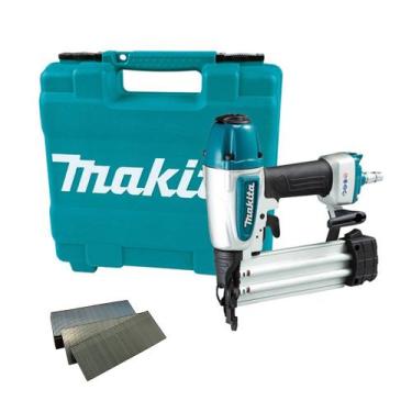 Imagem de Kit Pinador Pneumático 18GA AF506 e Pinos B-04307 Makita, Sem Voltagem