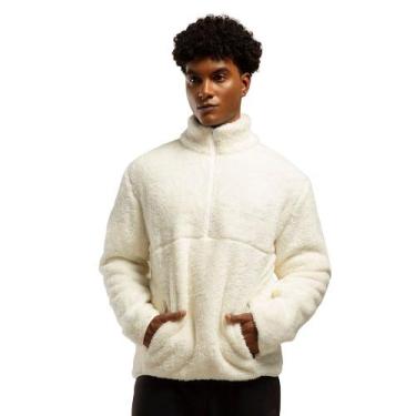 Imagem de Blusão Fleece Olympikus, Branco, G