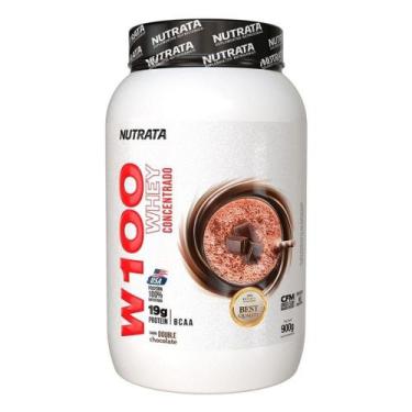Imagem de 100% Whey (900g) - Sabor: Chocolate - NUTRATA