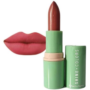 Imagem de Batom Matte Aveludado Rosé Veludo Shine Colors Abelha Rainha 4g